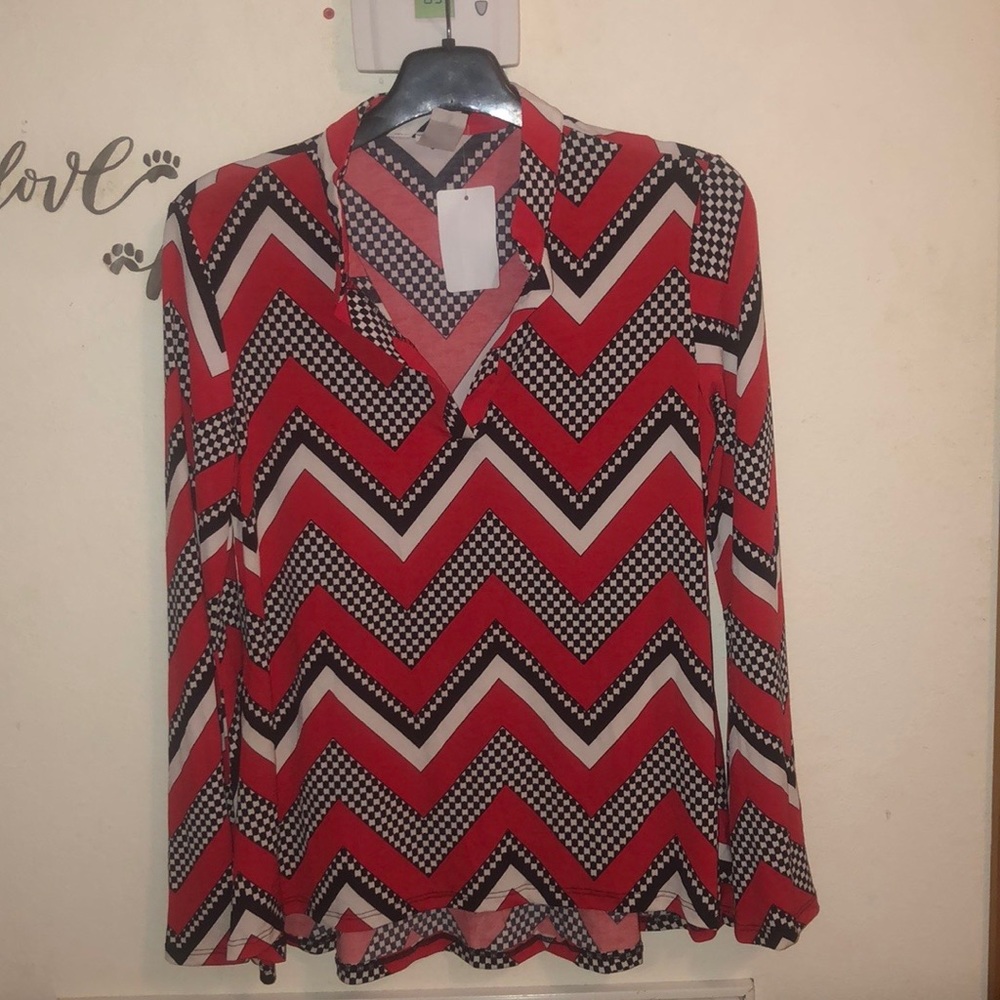 Dressy long flare  sleeve top